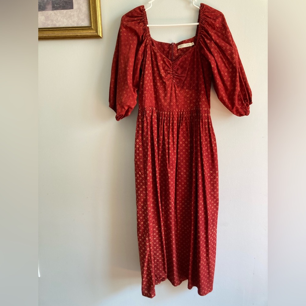 The Peyton Dress Red Petunia